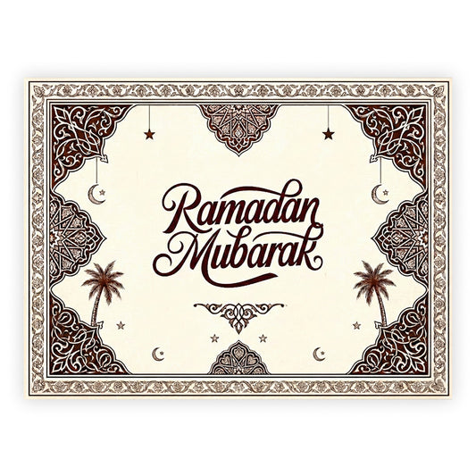 طقم مفارش مائدة نخيل